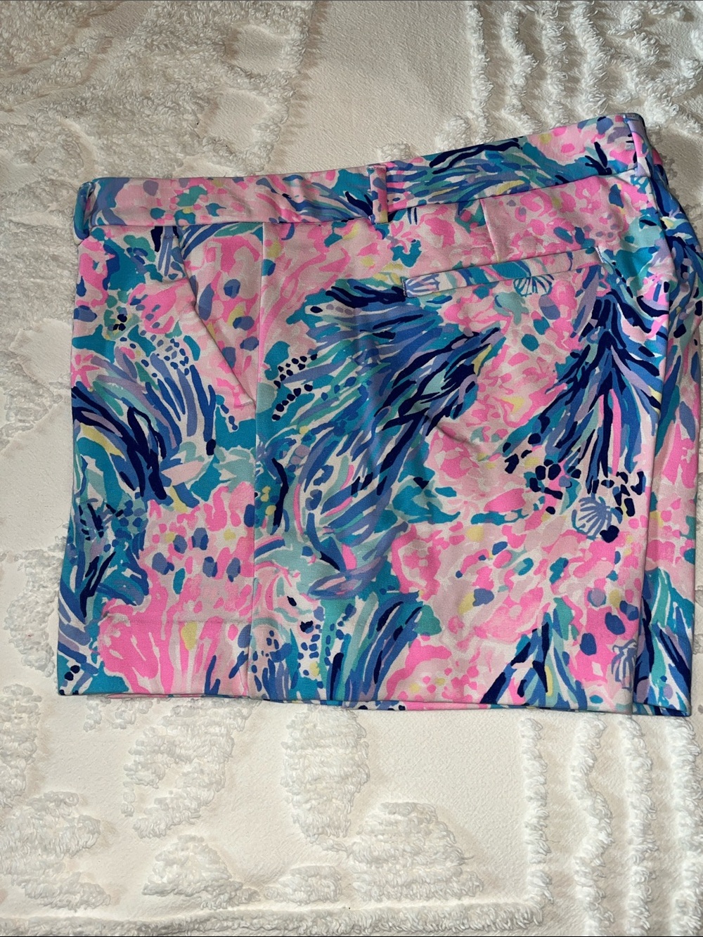 Lilly Pulitzer Pink Blue Green Printed Women's Shorts